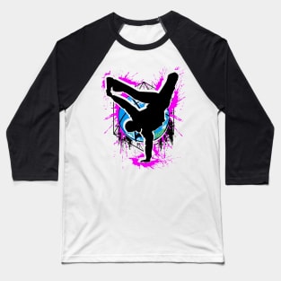 Breakdance - Breakdancer - Breakdancing B-Boy - Streetdance Baseball T-Shirt
